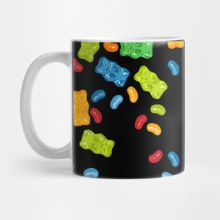 Colorful Gummy Bears Pattern Mug